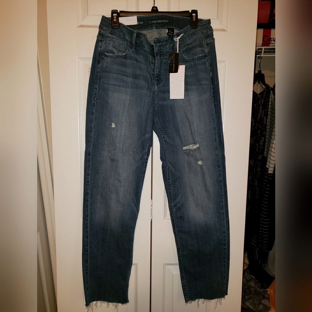 Distressed Limited Edition Re/Made Jeans Size 12